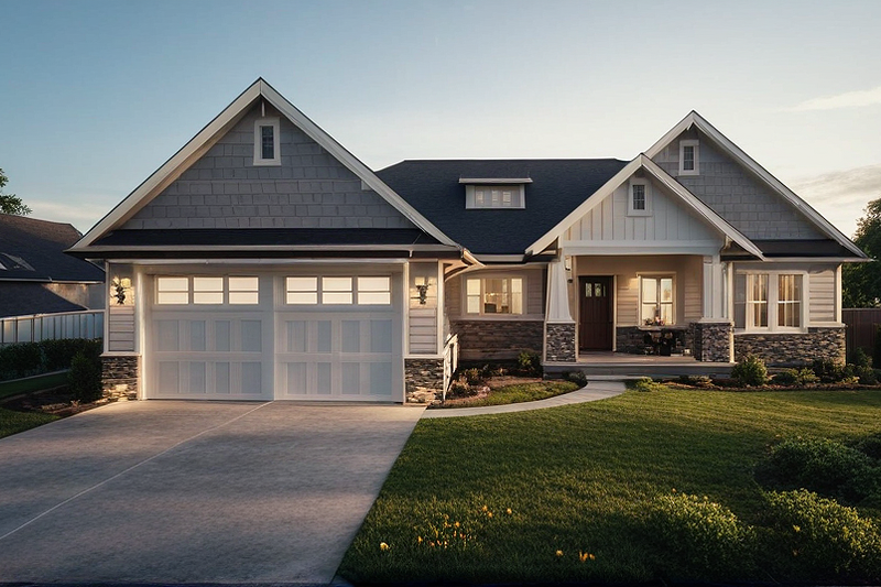 Architectural House Design - Photo 6 for Farmhouse House Plan #1109-18 - 3 bed, 2 bath