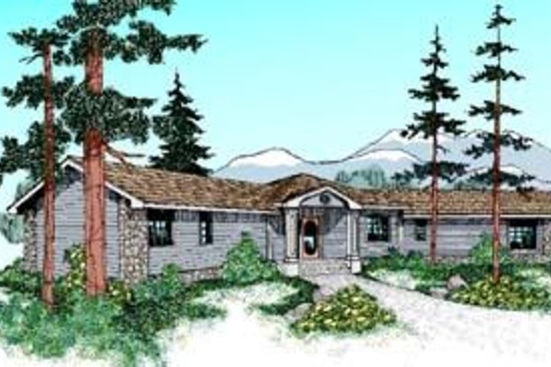 Ranch Style House Plan - 3 Beds 2 Baths 2196 Sq/Ft Plan #60-338