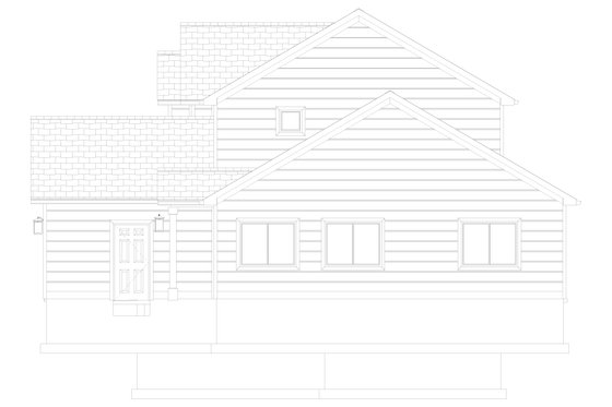 Exterior - Other Elevation 1 for Farmhouse House Plan #1060-407 - 4 bed, 3.5 bath
