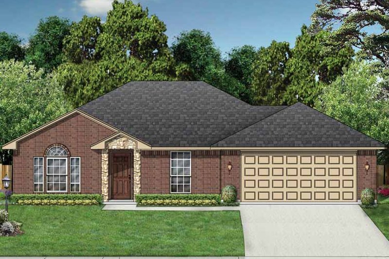 House Design - Exterior - Front Elevation 3 for Traditional House Plan #84-657 - 2 bed, 1 bath