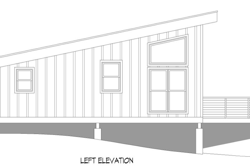 Dream House Plan - Exterior - Other Elevation for Modern House Plan #932-343 - 1 bed, 1 bath