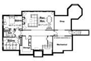 Tudor Style House Plan - 4 Beds 3.5 Baths 4940 Sq/Ft Plan #928-27 