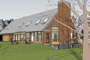 Contemporary Exterior - Front Elevation Plan #481-1