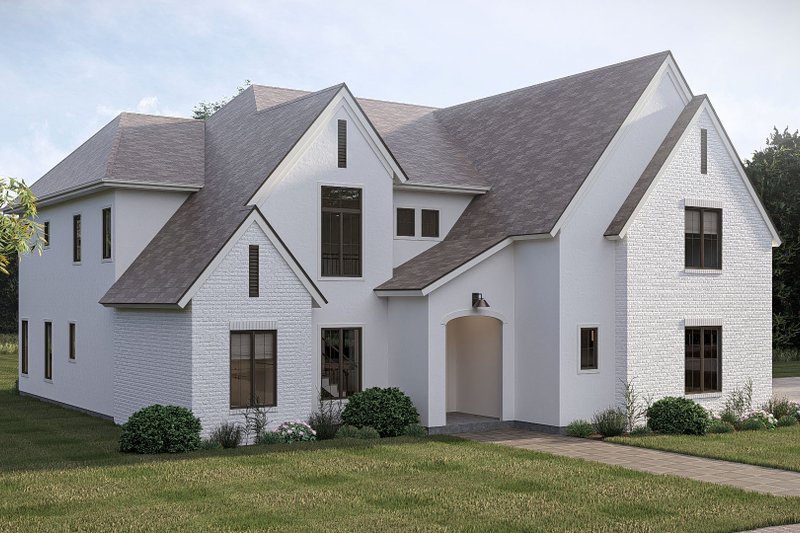 House Blueprint - Exterior - Other Elevation 1 for Cottage House Plan #455-803 - 5 bed, 4.5 bath