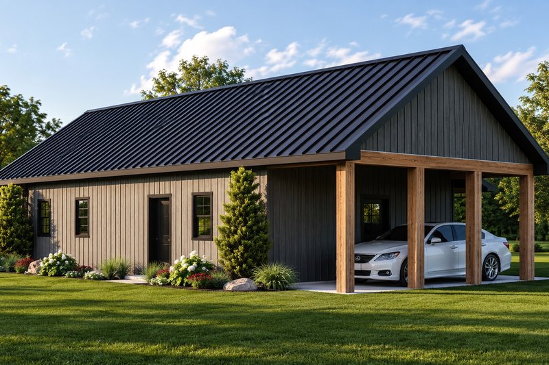 Home Plan - Exterior - Other Elevation 1 for Country House Plan #1064-469 - 2 bed, 1 bath