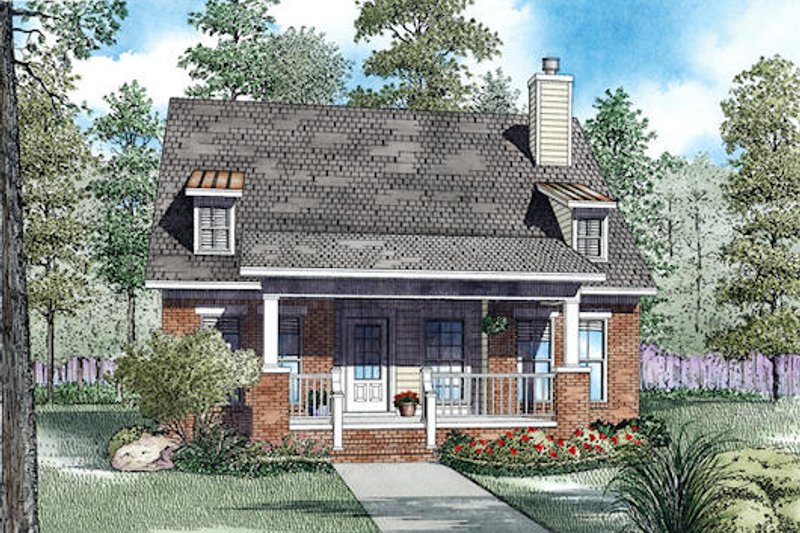 Bungalow Style House Plan - 3 Beds 2 Baths 1534 Sq/Ft Plan #17-2470
