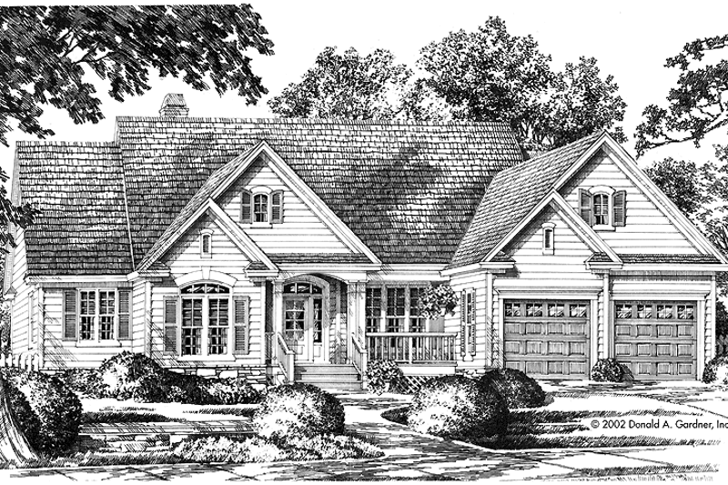 Country Style House Plan - 4 Beds 3 Baths 2259 Sq/Ft Plan #929-675