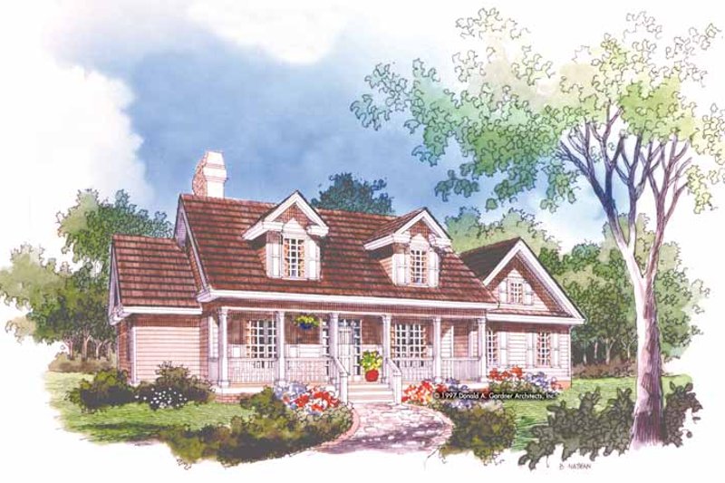 House Design - Country Exterior - Front Elevation Plan #929-495