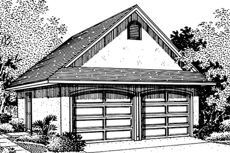 House Blueprint - Exterior - Front Elevation Plan #45-562