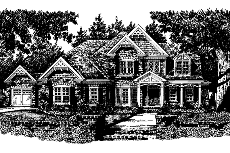 Home Plan - Exterior - Front Elevation 3 for Country House Plan #927-285 - 4 bed, 3.5 bath