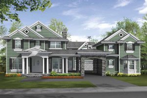 Traditional Exterior - Front Elevation Plan #132-504