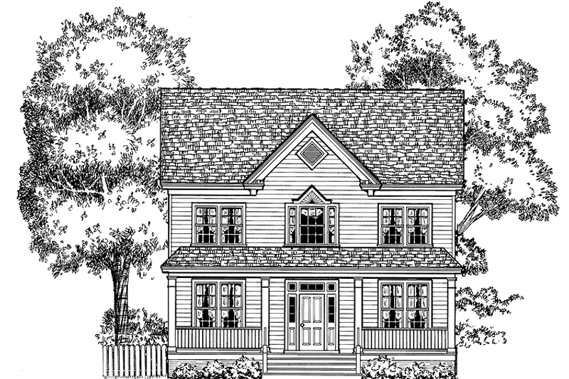 Dream House Plan - Victorian Exterior - Front Elevation Plan #1047-29