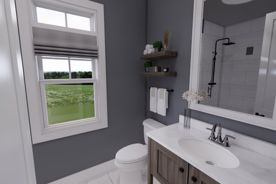 Interior - Bathroom 1 for Farmhouse House Plan #51-1248 - 4 bed, 3 bath