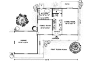 Mediterranean Style House Plan - 3 Beds 2.5 Baths 2352 Sq/Ft Plan #312-173 