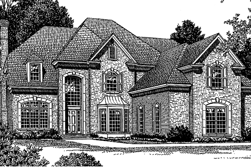 Dream House Plan - Exterior - Front Elevation 3 for Traditional House Plan #453-171 - 4 bed, 3.5 bath