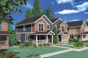 Country Exterior - Front Elevation Plan #48-825