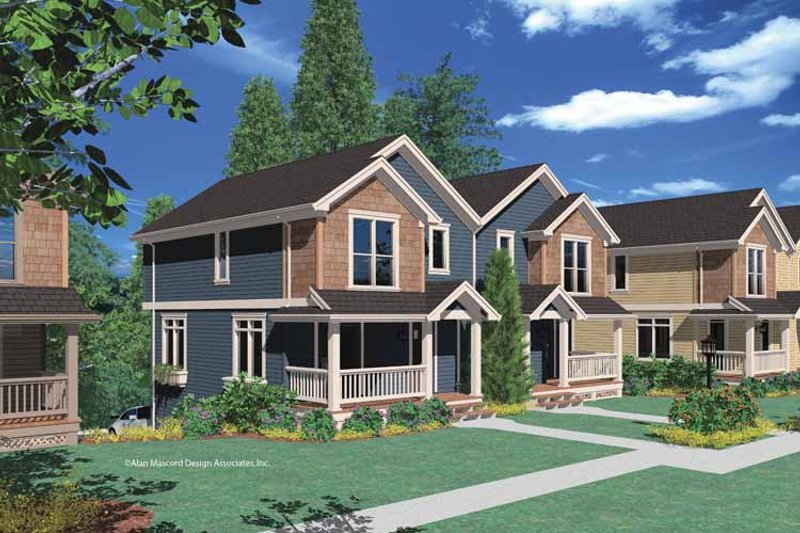 Home Plan - Country Exterior - Front Elevation Plan #48-825