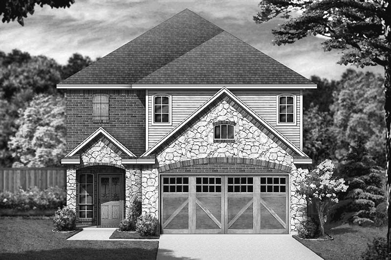 Home Plan - Exterior - Front Elevation 3 for Country House Plan #84-653 - 3 bed, 2.5 bath