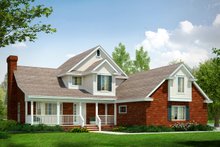 Home Plan - Farmhouse Exterior - Front Elevation Plan #124-176