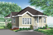 Cottage Style House Plan - 2 Beds 1 Baths 957 Sq/Ft Plan #25-101 