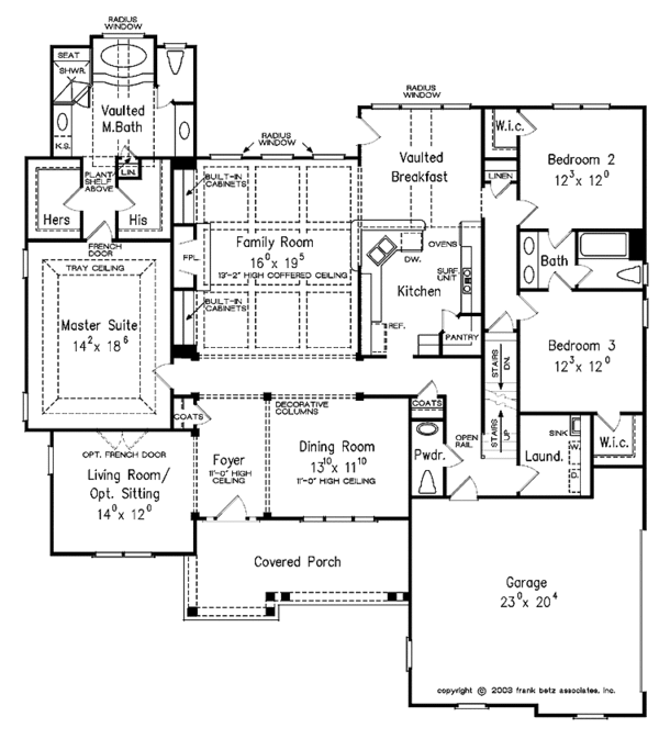 Ranch Floor Plan - Main Floor Plan #927-261