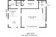 Modern Style House Plan - 2 Beds 2 Baths 1957 Sq/Ft Plan #932-371 