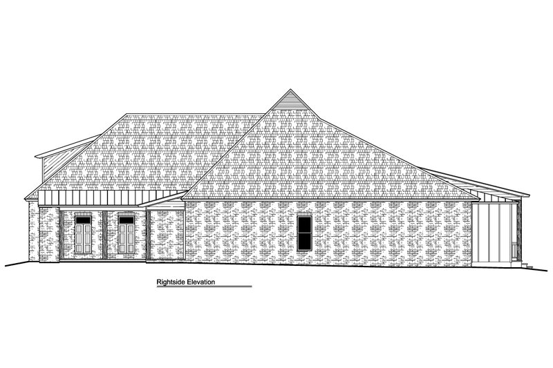 Architectural House Design - Exterior - Other Elevation 1 for Bungalow House Plan #1081-43 - 3 bed, 2.5 bath