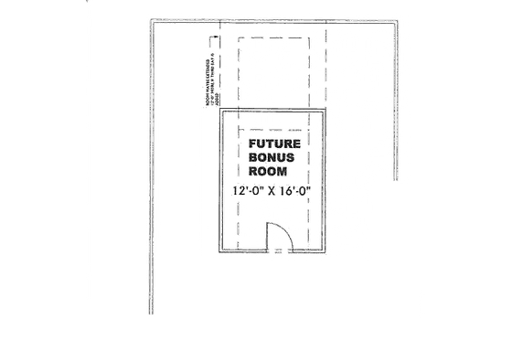 Floor Plan - Other Floor for Southern House Plan #44-127 - 3 bed, 3 bath