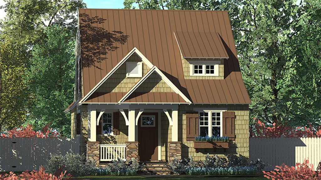  Craftsman  Style House  Plan  3 Beds 2 5 Baths 1676 Sq Ft 
