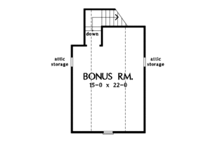 Floor Plan - Other Floor for Craftsman House Plan #929-746 - 4 bed, 2 bath