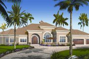 European Style House Plan - 4 Beds 2 Baths 4082 Sq/Ft Plan #23-789 