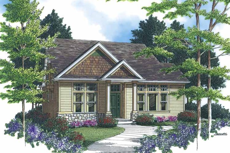 Home Plan - Exterior - Front Elevation 3 for Craftsman House Plan #48-835 - 3 bed, 2.5 bath