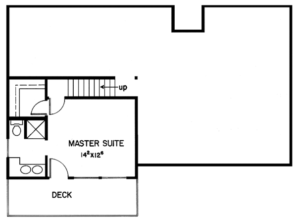 Home Plan - Country Floor Plan - Upper Floor Plan #60-770