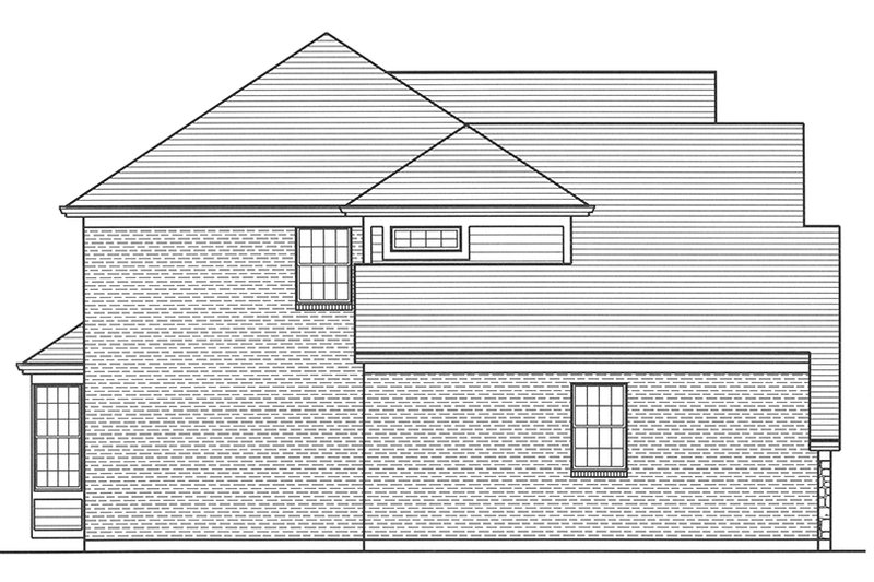 Dream House Plan - Exterior - Other Elevation 1 for European House Plan #46-849 - 4 bed, 2.5 bath