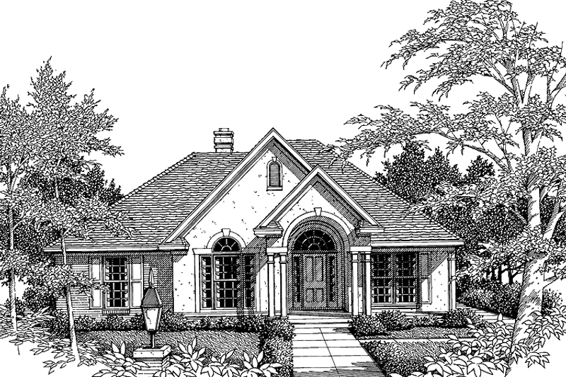 Home Plan - Exterior - Front Elevation 3 for Contemporary House Plan #952-224 - 3 bed, 2 bath