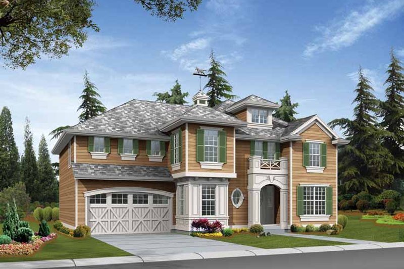 Home Plan - Craftsman Exterior - Front Elevation Plan #132-418