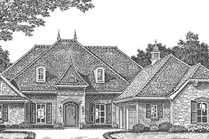 House Plan Design - Exterior - Front Elevation for Country House Plan #310-1269 - 4 bed, 3.5 bath