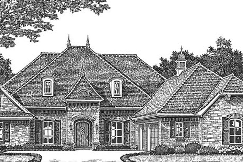 Home Plan - Country Exterior - Front Elevation Plan #310-1269