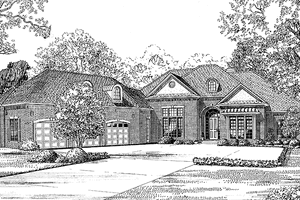 Contemporary Exterior - Front Elevation Plan #17-2687