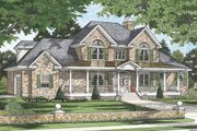 Traditional Style House Plan - 5 Beds 4 Baths 2907 Sq/Ft Plan #929-817 