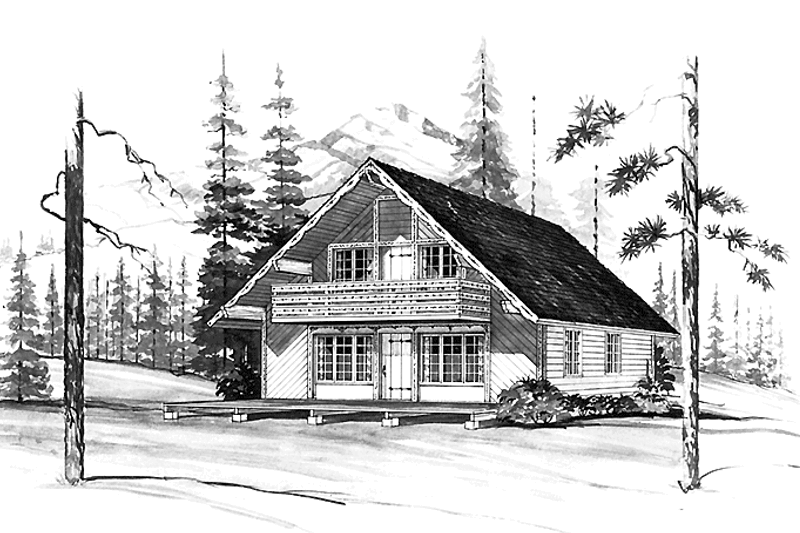 Dream House Plan - Contemporary Exterior - Front Elevation Plan #72-626