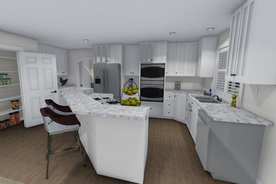 Interior - Kitchen for Farmhouse House Plan #1060-1 - 4 bed, 2.5 bath