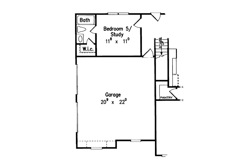 Home Plan - Floor Plan - Other Floor for Colonial House Plan #927-490 - 4 bed, 3.5 bath