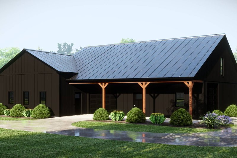 House Plan Design - Farmhouse Exterior - Front Elevation Plan #1064-284