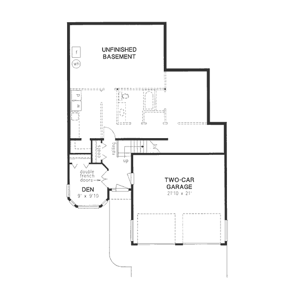 European Floor Plan - Lower Floor Plan #18-9121