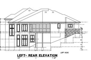 Exterior - Other Elevation for Mediterranean House Plan #67-694 - 4 bed, 3 bath
