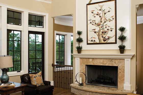 Interior - Family Room for European House Plan #929-892 - 4 bed, 4 bath