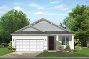Ranch Style House Plan - 2 Beds 2 Baths 1256 Sq/Ft Plan #1058-100 