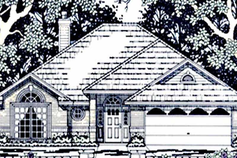 Home Plan - Country Exterior - Front Elevation Plan #42-659