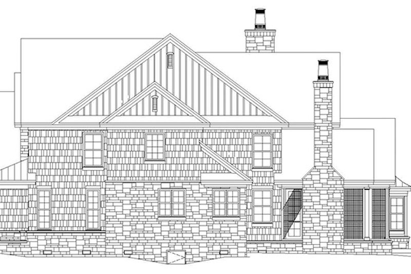 Home Plan - Exterior - Other Elevation 1 for Craftsman House Plan #929-832 - 4 bed, 3.5 bath
